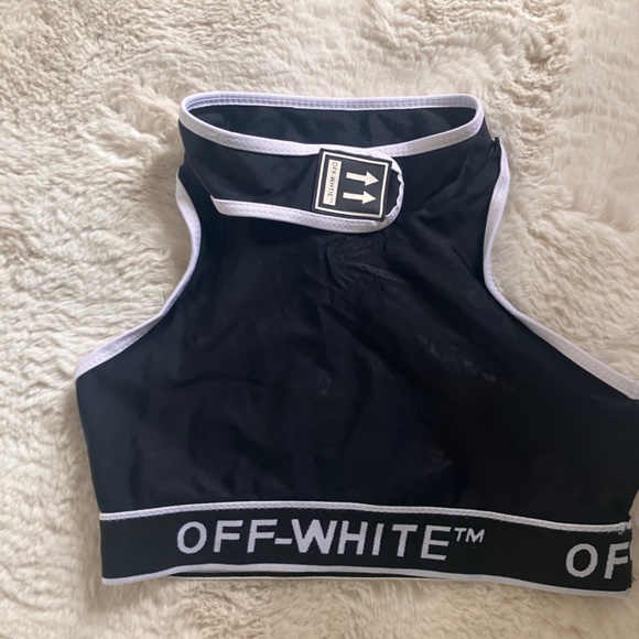 Off- White Crop Top/Bra - Picture 4 of 9